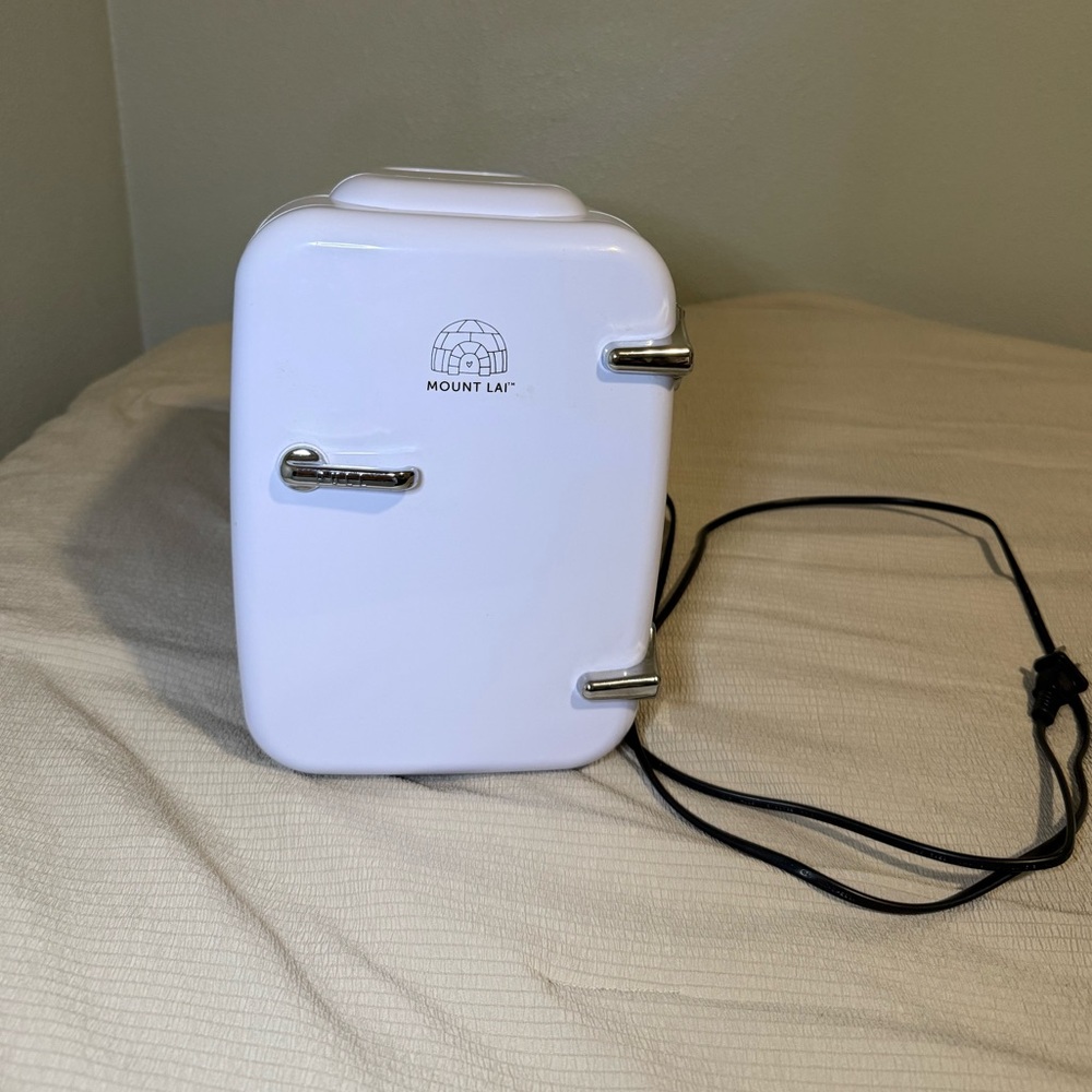 Mount Lai White Mini Fridge